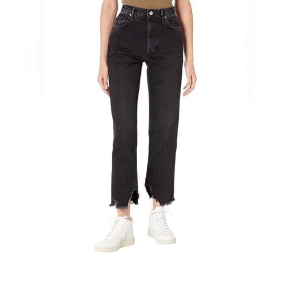 We The Free Denim - We the Free Tapered Baggy High Rise Boyfriend Fit Distressed Jeans Size 29 NWT